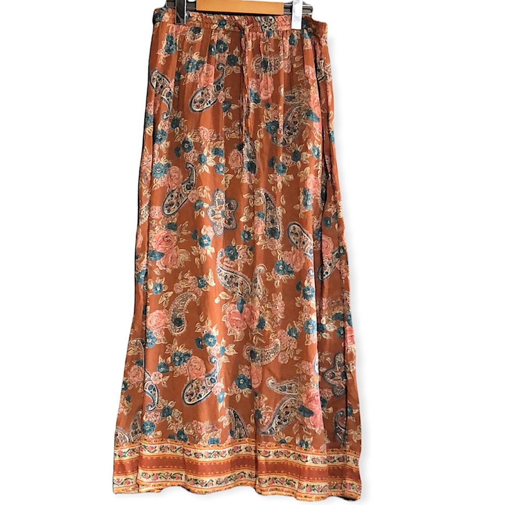 Billabong Boho Paisley Maxi Skirt